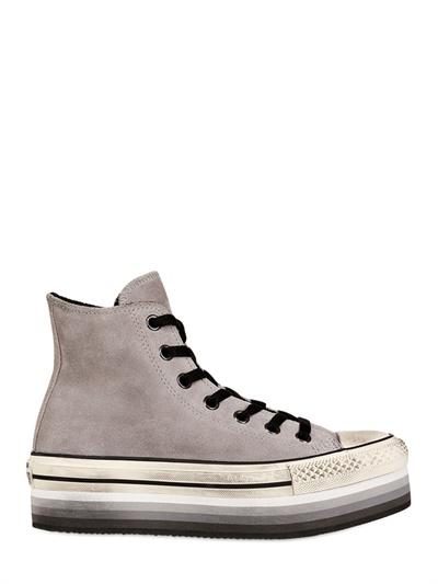 Foto converse tenis altos eva de gamuza y plataforma 50mm