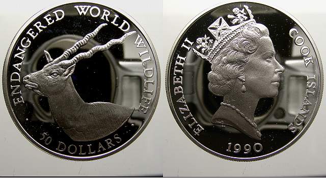 Foto Cook-Inseln 50 Dollars 1990