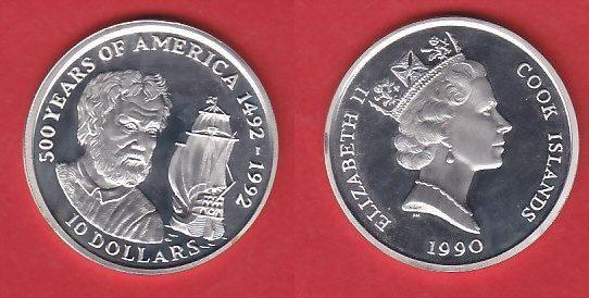 Foto Cook Islands 10 Dollars 1990