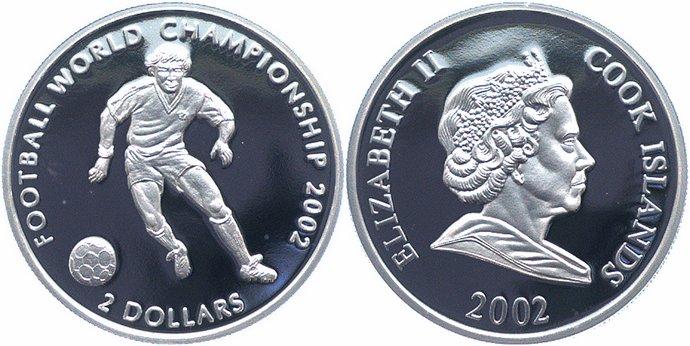 Foto Cook Islands 2 Dollars Silber 2002