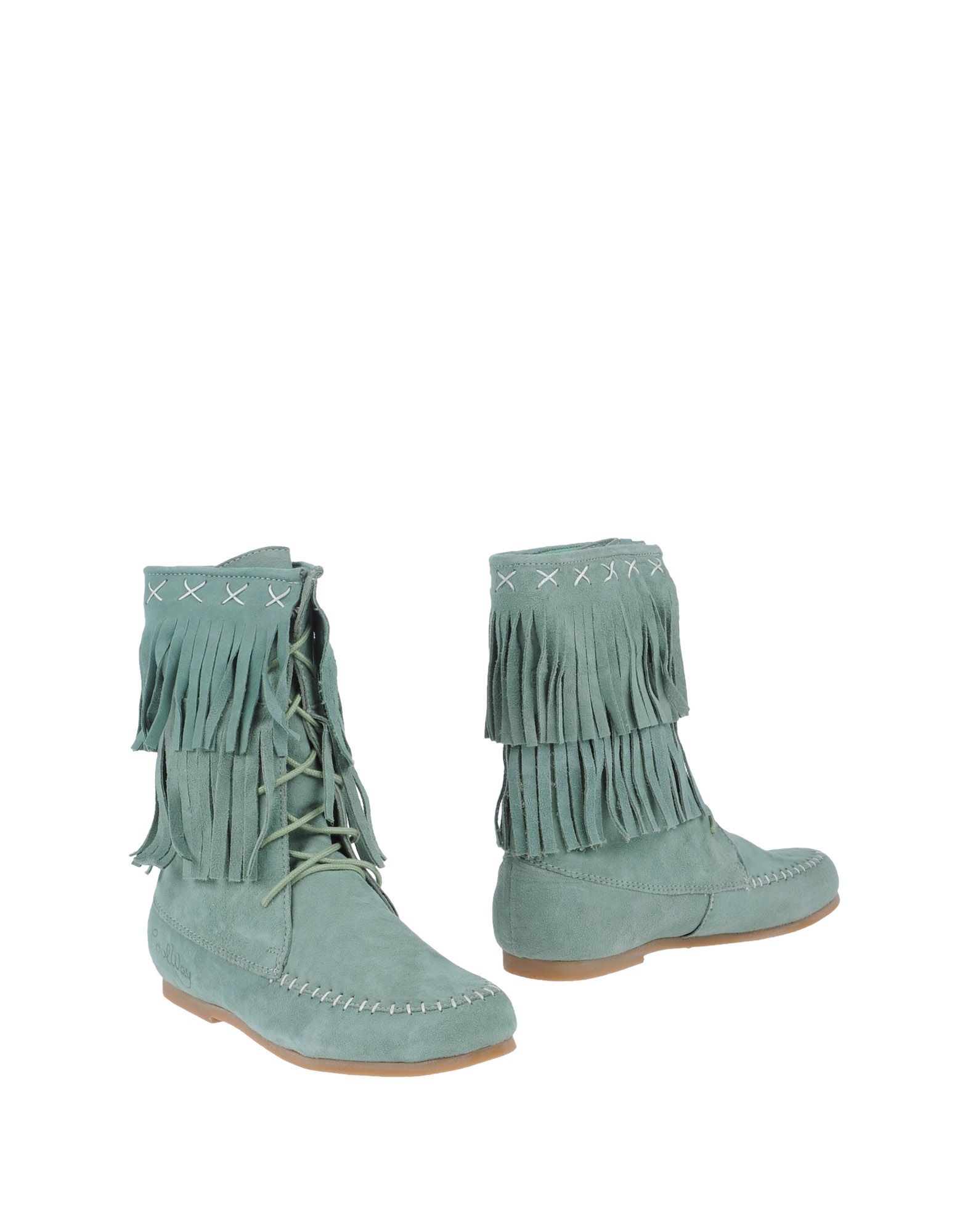 Foto Coolway Botines De CañA Alta Mujer Verde claro