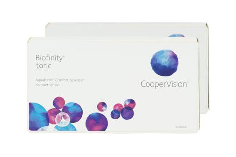 Foto Cooper Vision Biofinity Toric 3er Box (2x3 unidad) - lentillas