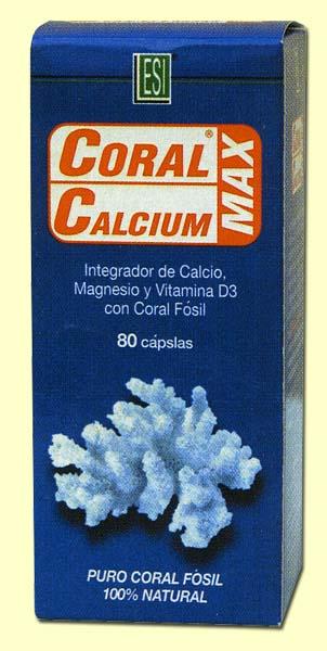 Foto Coral Calcium Max - ESI Laboratorios - 80 cápsulas