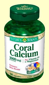 Foto Coral Calcium Plus - Calcio Coralino - Nature's Bounty - 120 tabletas