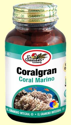 Foto Coralgran - Coral Marino - El Granero - 60 cápsulas 610 mg [013382]