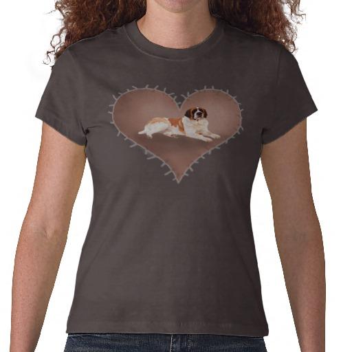 Foto Corazón St Bernard Camisetas