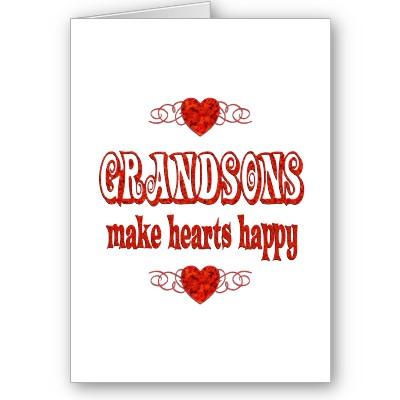 Foto Corazones del nieto Tarjeton