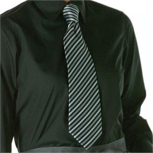 Foto Corbata a rayas Rayas finas grises.