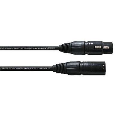 Foto Cordial DMX cable XLR, 20m, 110 Ohm enchufe-Neutrik, negro