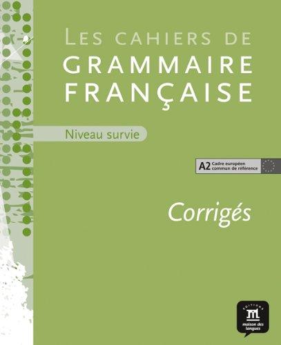 Foto Corrigés des Cahiers de grammaire A2 (Fle- Texto Frances)