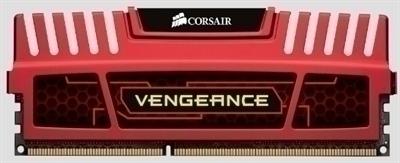Foto Corsair Memoria Ddr3 8Gb (2X4gb) Pc 1600 Vengeance Red Heatspreader Cm