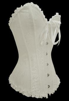 Foto corset blanco victoriano