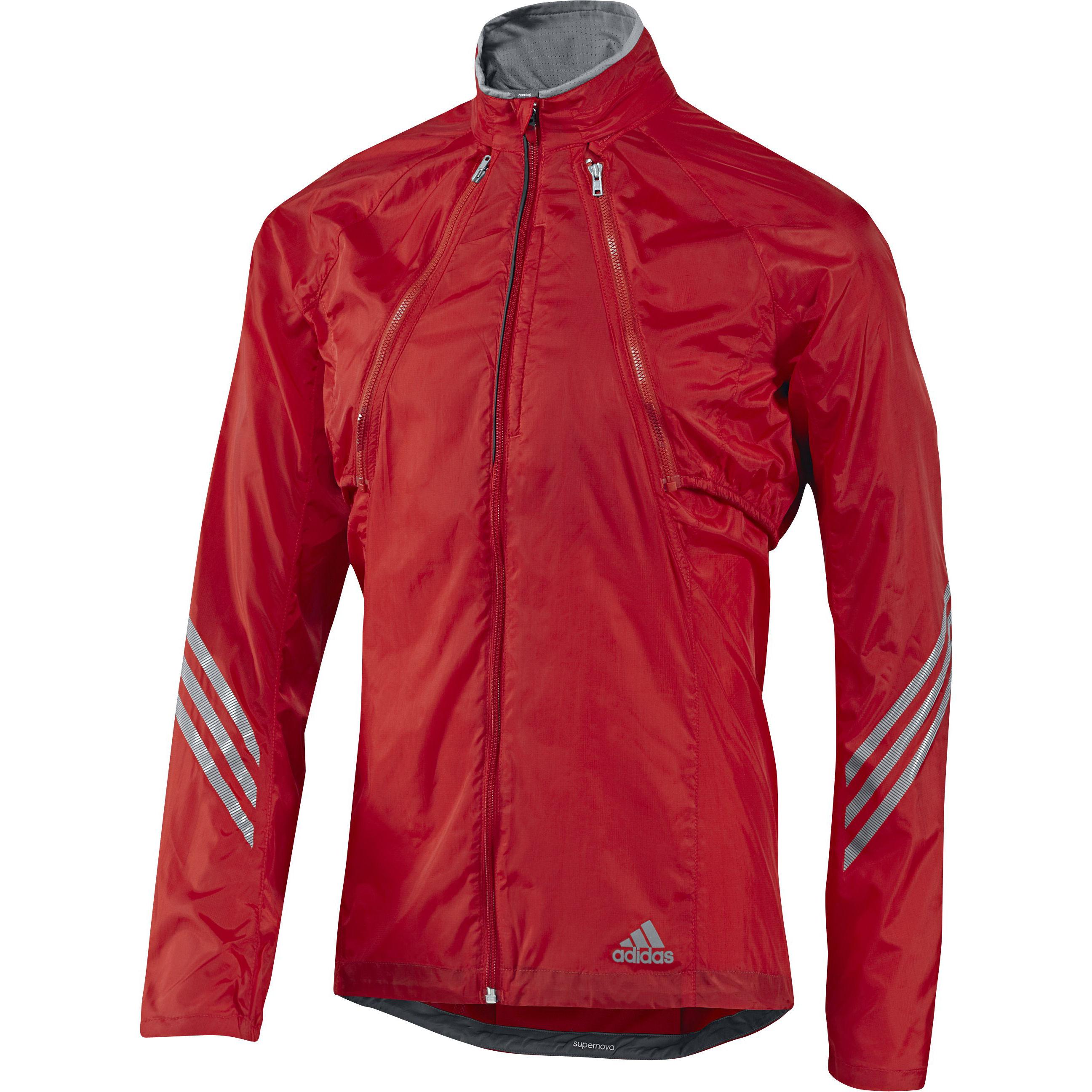 Foto Cortavientos Adidas - Supernova - Small Vivid Red/Tech Grey