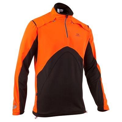 Foto Cortavientos De Running Kalenji Evolutiv Negro Y Naranja