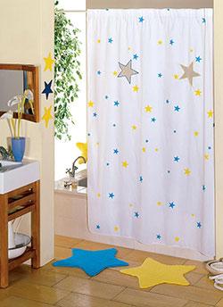 Foto Cortina baño estrella