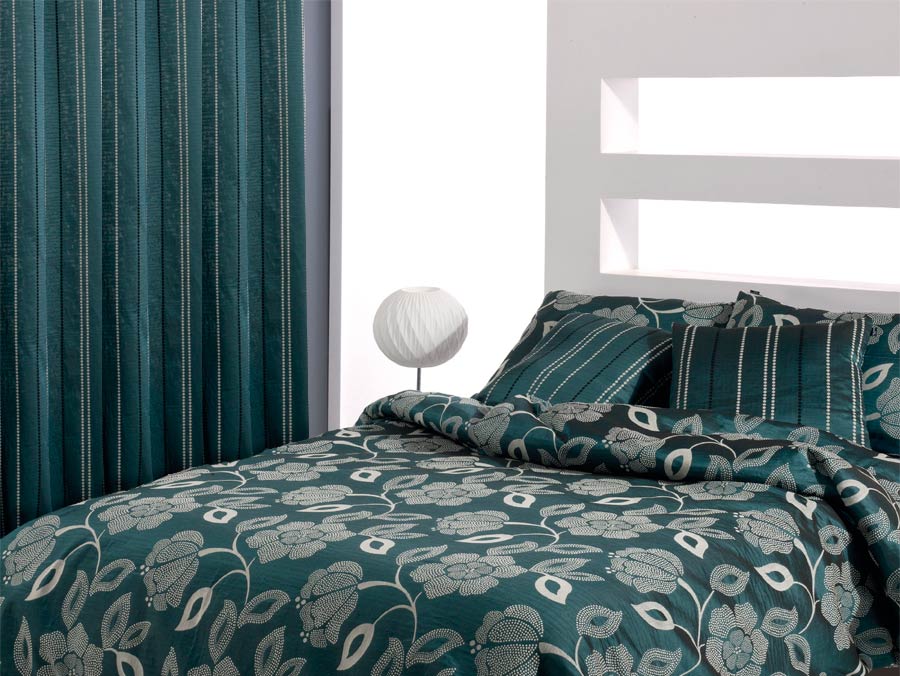 Foto Cortina Visillo BLUME Stripe Coral