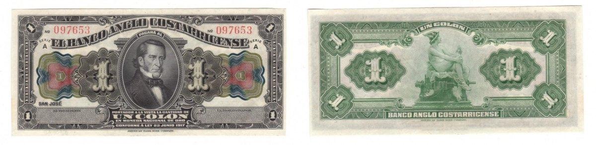Foto Costa Rica 1 Colon (1917)