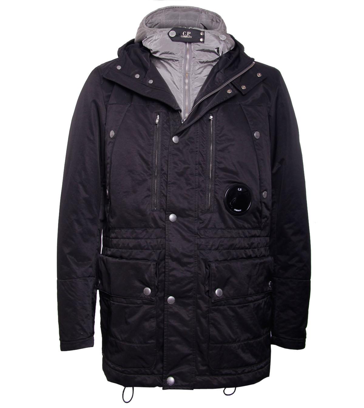 Foto CP Company Black Turtleneck Polyamide Jacket-40