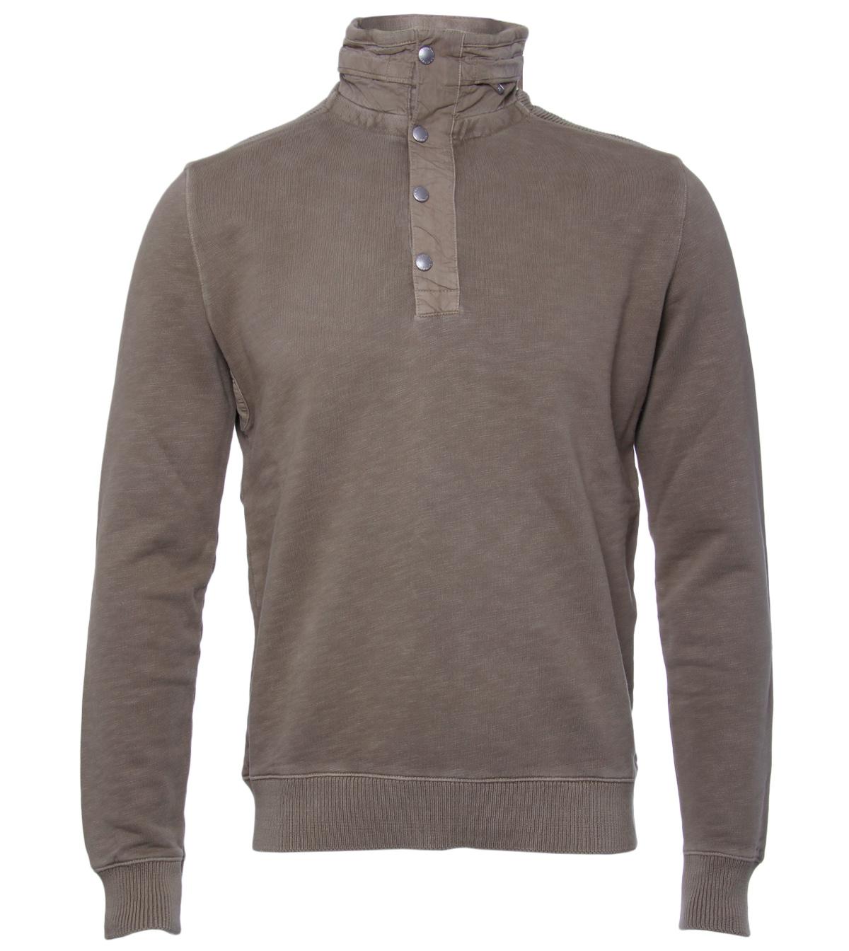 Foto CP Company Khaki Green Fleece Cotton Sweatshirt