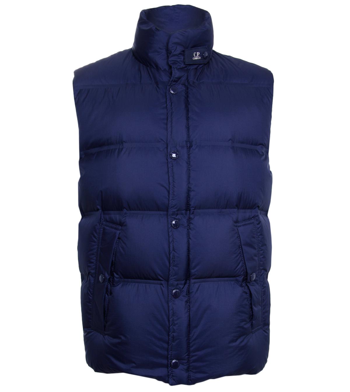 Foto CP Company Navy Airshell Quilted Down Filled Gilet
