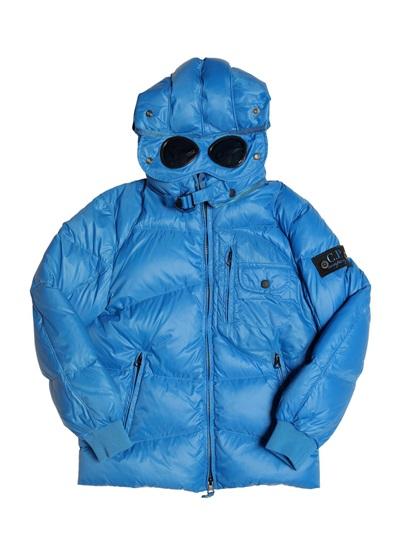 Foto c.p.company undersixteen chaqueta de plumas efecto terciopelo