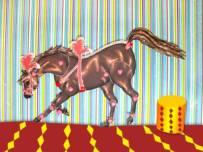 Foto Craft arco caballo de circo mvil