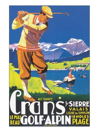 Foto Crans, le plus beau Golf Alpin, JEM - Laminas