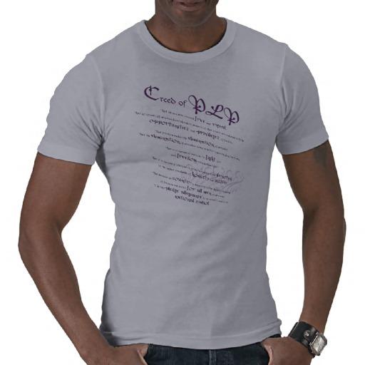 Foto Credo del extracto de la phi de la lambda del pi Camisetas