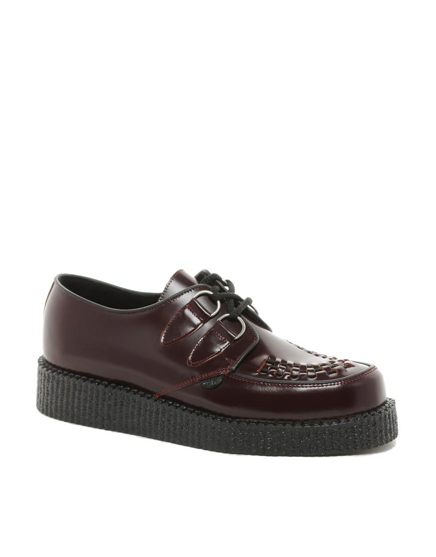Foto Creepers de cuero de Underground Rojo