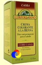 Foto Crema Colorante Henna - Caoba - Corpore Sano - 125 ml