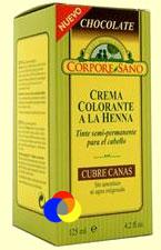 Foto Crema Colorante Henna - Chocolate - Corpore Sano - 125 ml