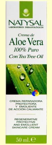 Foto Crema de Aloe Vera 100% Puro - Natysal - 50 ml