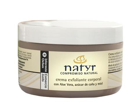 Foto Crema exfoliante corporal Aloe Vera Natyr 200 ml