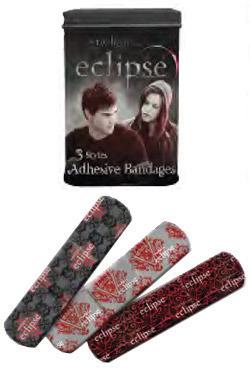 Foto CrepúSculo Eclipse Pack De 12 Caja MetáLica Con Tiritas Jacob & Bella