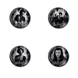 Foto CrepúSculo Pack De 4 Chapas Alice & Jacob