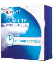 Foto Crest® 3d White - 2 Hour Express Whitestrips 2 Tratamientos De Blanqueamiento