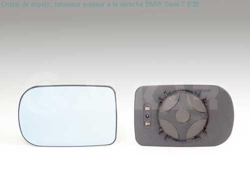 Foto Cristal de espejo, retrovisor exterior a la derecha BMW Serie 7 E38