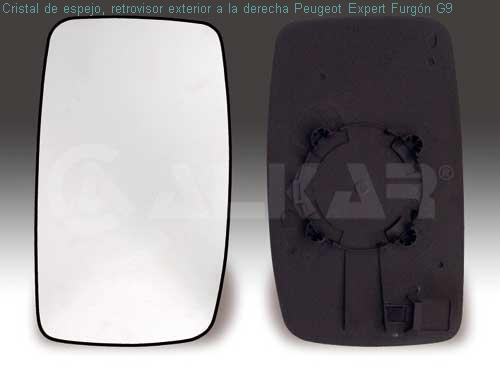 Foto Cristal de espejo, retrovisor exterior a la derecha Peugeot Expert Furgón G9