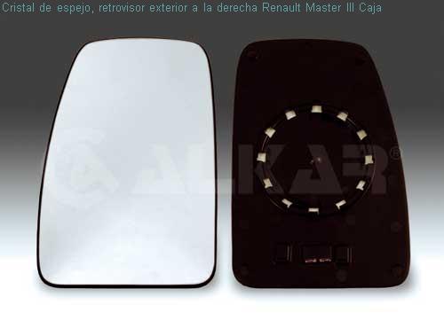 Foto Cristal de espejo, retrovisor exterior a la derecha Renault Master III Caja