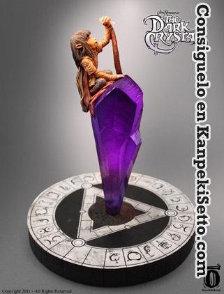 Foto Cristal Oscuro Figura Jen With Crystal 25 Cm