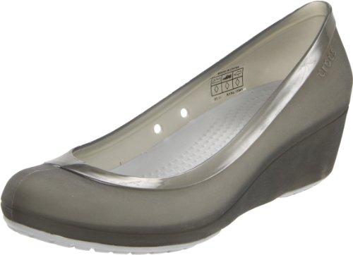 Foto Crocs Women's Carlisa Mini Black/Silver Wedges Heels 11541-067-460 6 Uk