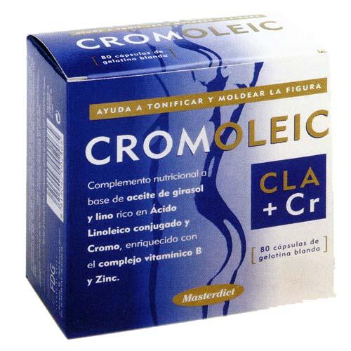 Foto Cromoleic (Cromo, Ácido Linoleico Conjugado -CLA-..) 80 cápsulas