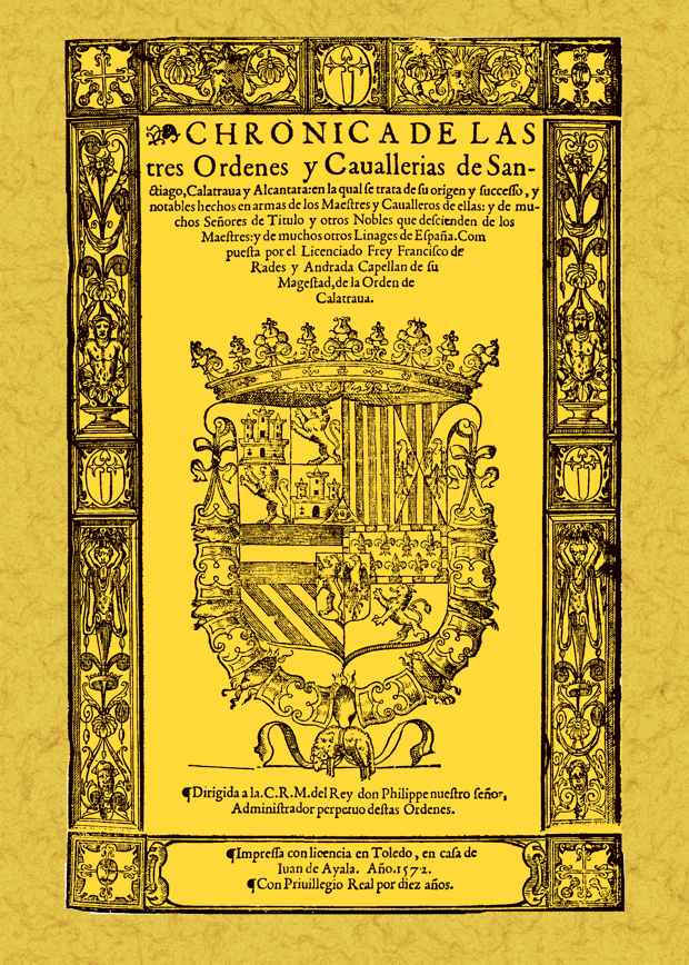 Foto Cronica de las tres ordenes de santiago, calatrava y alcantara (e d. facsimil) (en papel)
