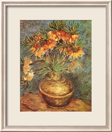 Foto Crown Imperial Fritillaries in a Copper Vase, c.1886