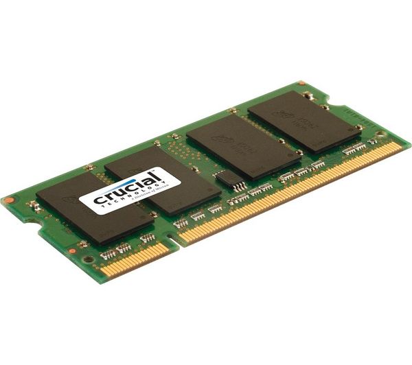 Foto Crucial Memoria portátil 2 GB DDR2-667 - PC2-5300 - CL5 (CT25664AC667)