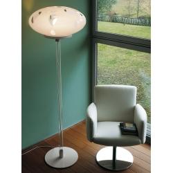 Foto CS835 Wait Sillón moderno Calligaris en pile blanca, giratorio...