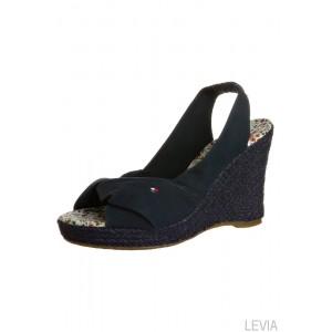 Foto Cuñas mujer tommy hilfiger capri 7 a azul