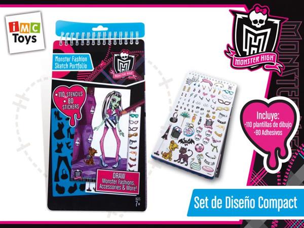 Foto Cuaderno de diseño compact monster high 870253