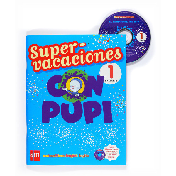 Foto Cuaderno de vacaciones. Supervacaciones con Pupi 1º Educación Primaria