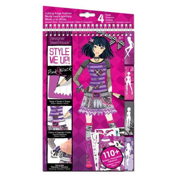 Foto Cuaderno Diseña Tu Moda Pink Black